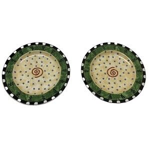 FURIO Stoneware CONFETTI - Set of 2 Salad Plates